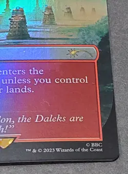 Spirebluff Canal Foil MTG Secret Lair The Dalek Lands English NM-Mint - Image 4