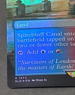 Spirebluff Canal Foil MTG Secret Lair The Dalek Lands English NM-Mint - Image 5