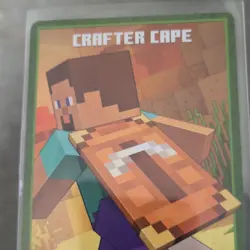 Minecraft 2024 TwitchCon Europe Crafter Cape #7 Promo Trading Card CGC - Image 1