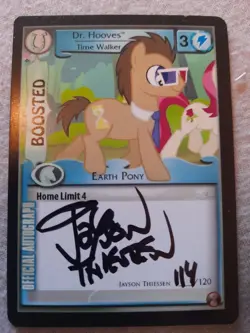 My Little Pony Collectible Cards Promo Token and Signature - Image 3