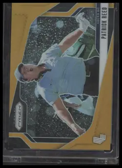 2025 Panini Prizm LIV #85 Patrick Reed Gold #/10 - Image 1