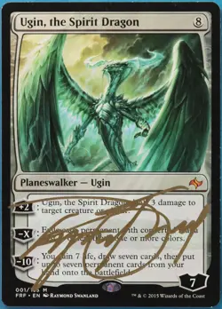 Ugin, the Spirit Dragon Fate Reforged PLD SIGNED CARD (521281) ABUGames - Image 1
