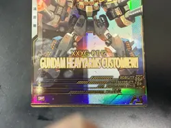 Gundam ARSENAL BASE Card FQ05-017(P) Gundam Heavyarms BANDAI JAPAN - Image 4