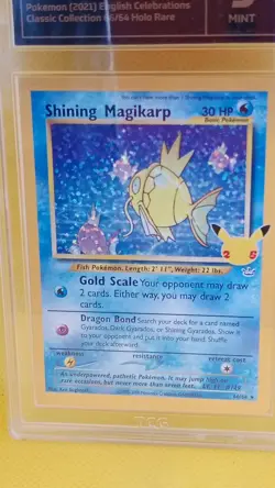 Pokemon Graded Card Celebrations Shining Magikarp 66/64 Holo Foil Neo Rev TCG 9 - Image 2
