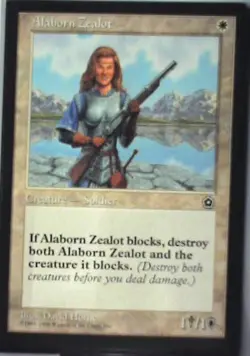 Alaborn Zealot - Portal Second Age: #6, Magic: The Gathering Nm C346 - Image 1
