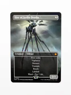 Sire of Seven Deaths (Borderless) Foundations Foil - Image 1