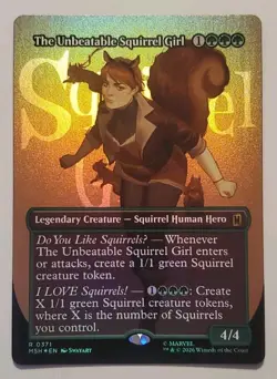 MTG: The Unbeatable Squirrel Girl (Borderless) Marvel Super Heroes Foil - Image 1