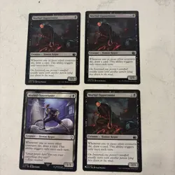 Magic the Gathering MTG Morbid Opportunist Playset Of 4 Cards - Image 1