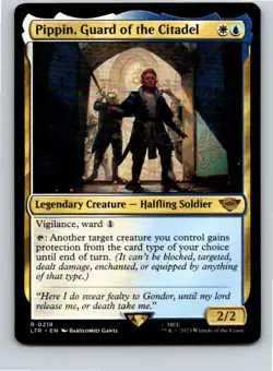 Magic the Gathering Pippin, Guard of the Citadel The Lord of the Rings MTG - Image 1