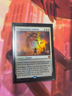 Restoration Seminar Foil Promo Pack MTG SOS - Image 1