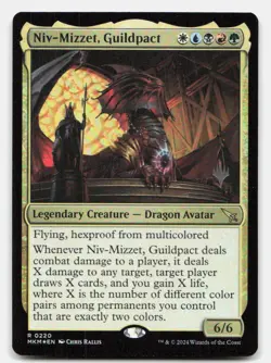 Niv-Mizzet, Guildpact 220 Promo Pack: Murders at Karlov Manor MTG Foil NM - Image 1