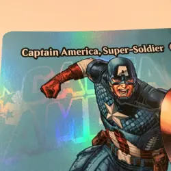 Magic The Gathering-Captain America, Super-Soldier FOIL Borderless MSH 0352 - Image 3