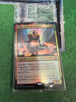 MTG SEALED Hajar, Loyal Bodyguard 211/287 The Brothers' War Prerelease Promo - Image 1