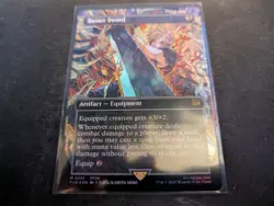 MTG Magic the Gathering FOIL Buster Sword Borderless FIN! - Image 1
