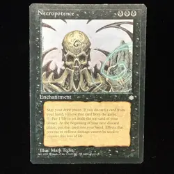 Necropotence Ice Age MTG 1995 LP #82 - Image 1