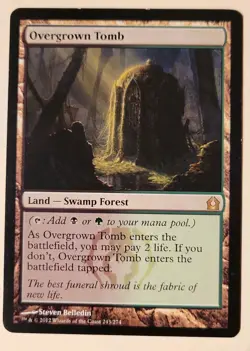 Overgrown Tomb Return to Ravnica Regular 1x X1 Magic MTG NM-LP - Image 1