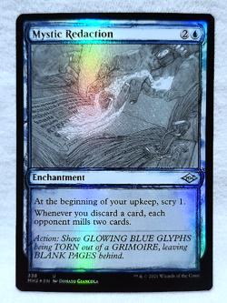 Mystic Redaction Foil 338 Uncommon Modern Horizons 2 Magic: The Gathering - Image 1