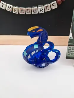 Bakugan Translucent Aquos Abis Omega 610g B2 New Vestroia Rare W/ Card - Image 3
