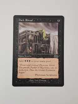 Dark Ritual Card Urza's Saga Magic The Gathering MTG MP - Image 1