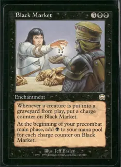 Magic the Gathering MTG Black Market Mercadian Masques - Image 1