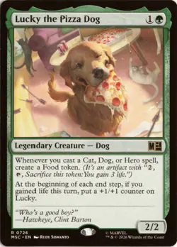 Lucky the Pizza Dog 726 MSC Commander: Marvel Super Heroes NM - Image 1