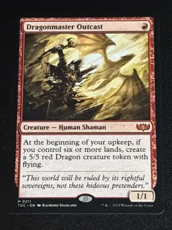 MTG Commander: Tarkir: Dragonstorm Dragonmaster Outcast 0211 Mythic - Image 1