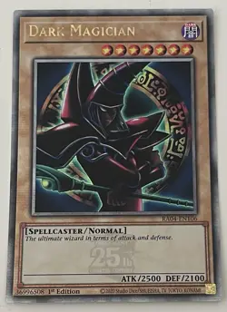 RA04-EN106 Arkana Dark Magician - Quarter Century Secret Rare Card 1st Edition - Image 1