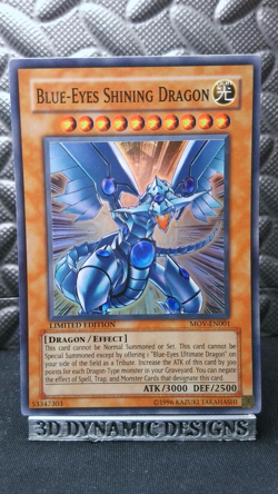 | Yugioh Blue-Eyes Shining Dragon MOV-EN001 Super Rare Movie Promo NM- 🔥 | - Image 1