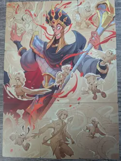 Disney Lorcana Reign of Jafar Puzzle Art Card Complete Set of 9 Cards - Image 1