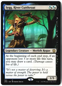 Sygg, River Cutthroat 103 Commander: Zendikar Rising Magic: The Gathering NM - Image 1
