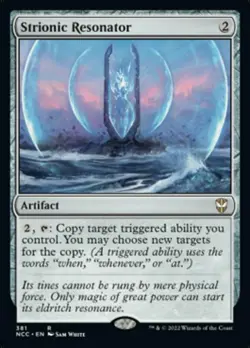 x1 Strionic Resonator R MTG Commander Streets of New Capenna M/NM, English - Image 1