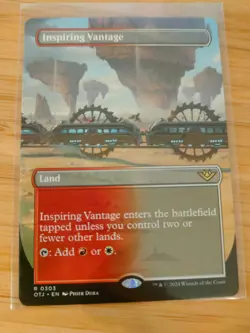 MTG Inspiring Vantage (Borderless) 0303 Outlaws of Thunder Junction M/NM - Image 1