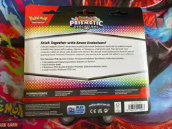 Pokemon TCG Prismatic Evolutions Tech Sticker Collection Glaceon 3 Pack Sealed - Image 2