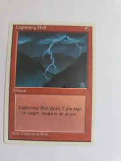 MTG Lightning Bolt Alternate 4th Edition Regular Common - Image 1