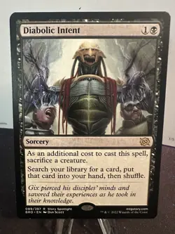 MTG Diabolic Intent - The Brothers' War - Image 1