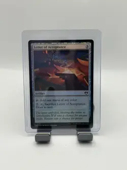 MTG, Letter of Acceptance FOIL $3 ORDER MIN 397 NM CMM: Commander Masters - Image 1