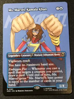 Ms. Marvel, Kamala Khan - Borderless - MSH - MTG - NM - EN - 0361 - Image 1