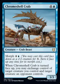 Chromeshell Crab - C19 MTG - Light Play - Image 1