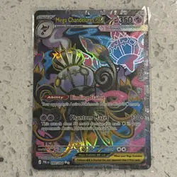Mega Chandelure EX 099/084 - Pitch Black - Card in hand !!! Pokemon English🔥 - Image 1