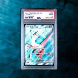 2024 Pokemon SSP En-Surging Sparks Ultra Rare Latias EX 220 PSA 9 MINT - Image 1