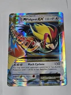 M Pidgeot EX | NM | Holo | Evolutions | 65/108 | Pokemon - Image 1