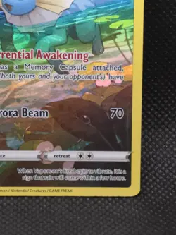 ​Vaporeon TG02/TG30 Brilliant Stars Trainer Gallery Full Art Pokemon Card LP/EX - Image 3