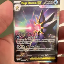 Pokemon TCG Mega Starmie EX 118/108 Evolutions Holo ENG 330HP - Image 1