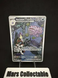 Team Rocket's Weezing 199/182 Destined Rivals Illustration Rare Pokemon TCG NM - Image 1