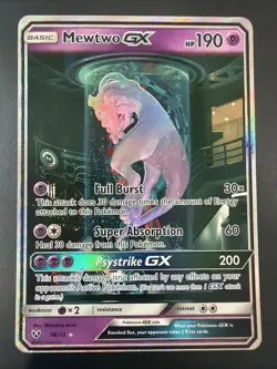 Mewtwo GX Pokemon TCG Shining Legends 78/73 Ultra Rare Holo English SEE PICS 👀 - Image 1