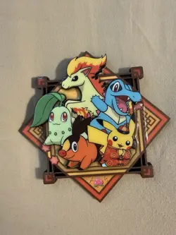 Pokemon TCG: Chinese Exclusive Lunar New Year Gift Box Magnet Ponyta Pikachu - Image 1
