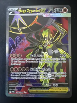 Mega Zygarde ex 104/088 - Full Art Ultra Rare - Pokemon TCG: Perfect Order - NM - Image 1