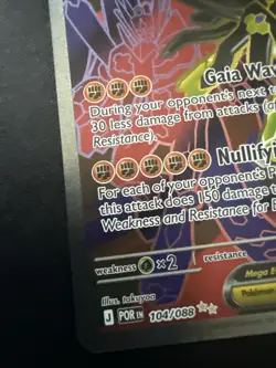 Mega Zygarde ex 104/088 - Full Art Ultra Rare - Pokemon TCG: Perfect Order - NM - Image 3