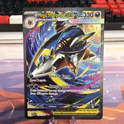 Pokemon TCG Mega Sharpedo ex 127/094 ME02 Special Illustration Rare Holo 330HP - Image 1