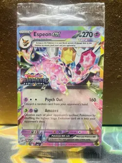 SEALED Espeon ex (Prismatic Evolutions Stamp) 034/131 Black Star Promo Pokemon - Image 1